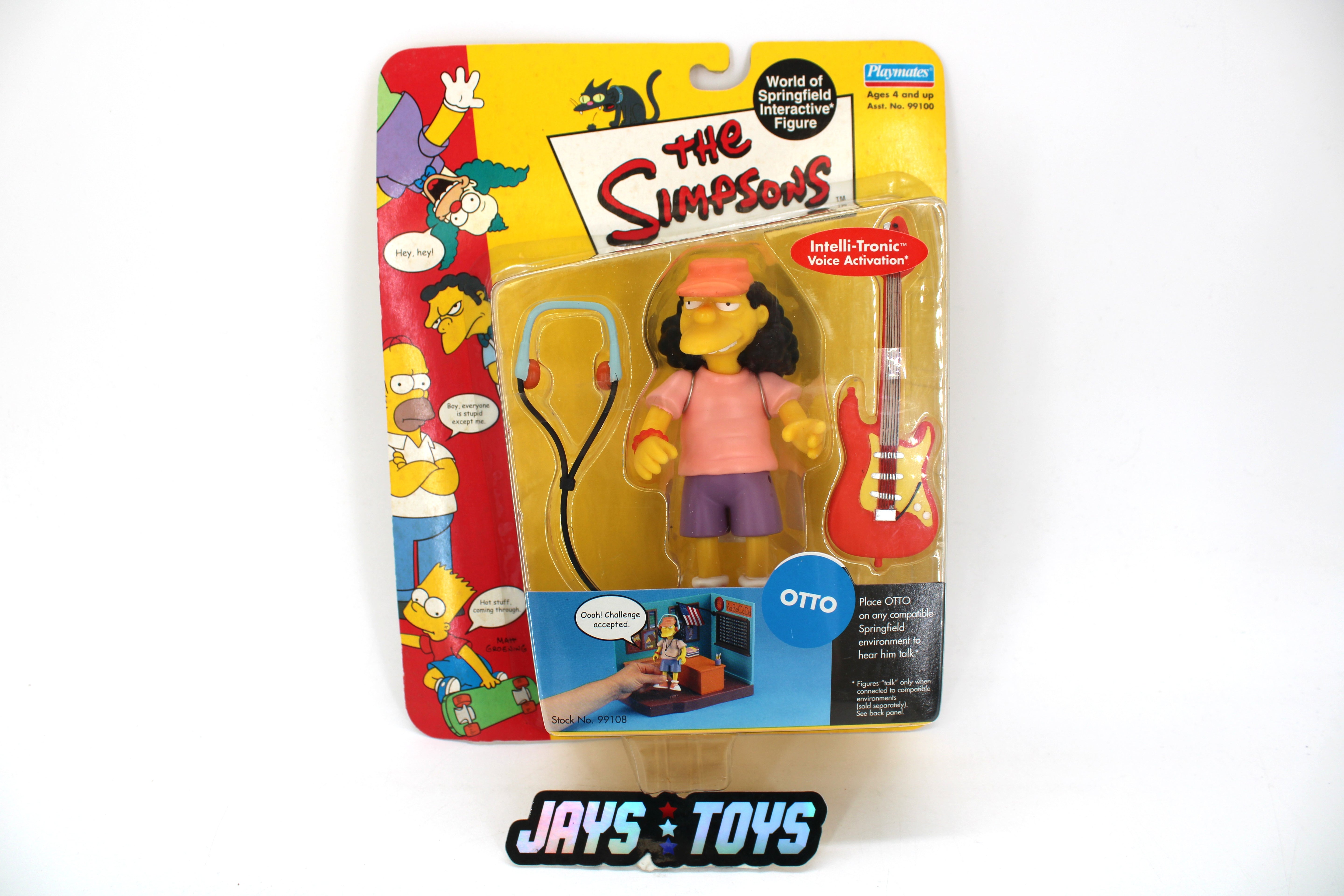 The Simpsons Otto Action Figure (2000 Playmates Toys) product image