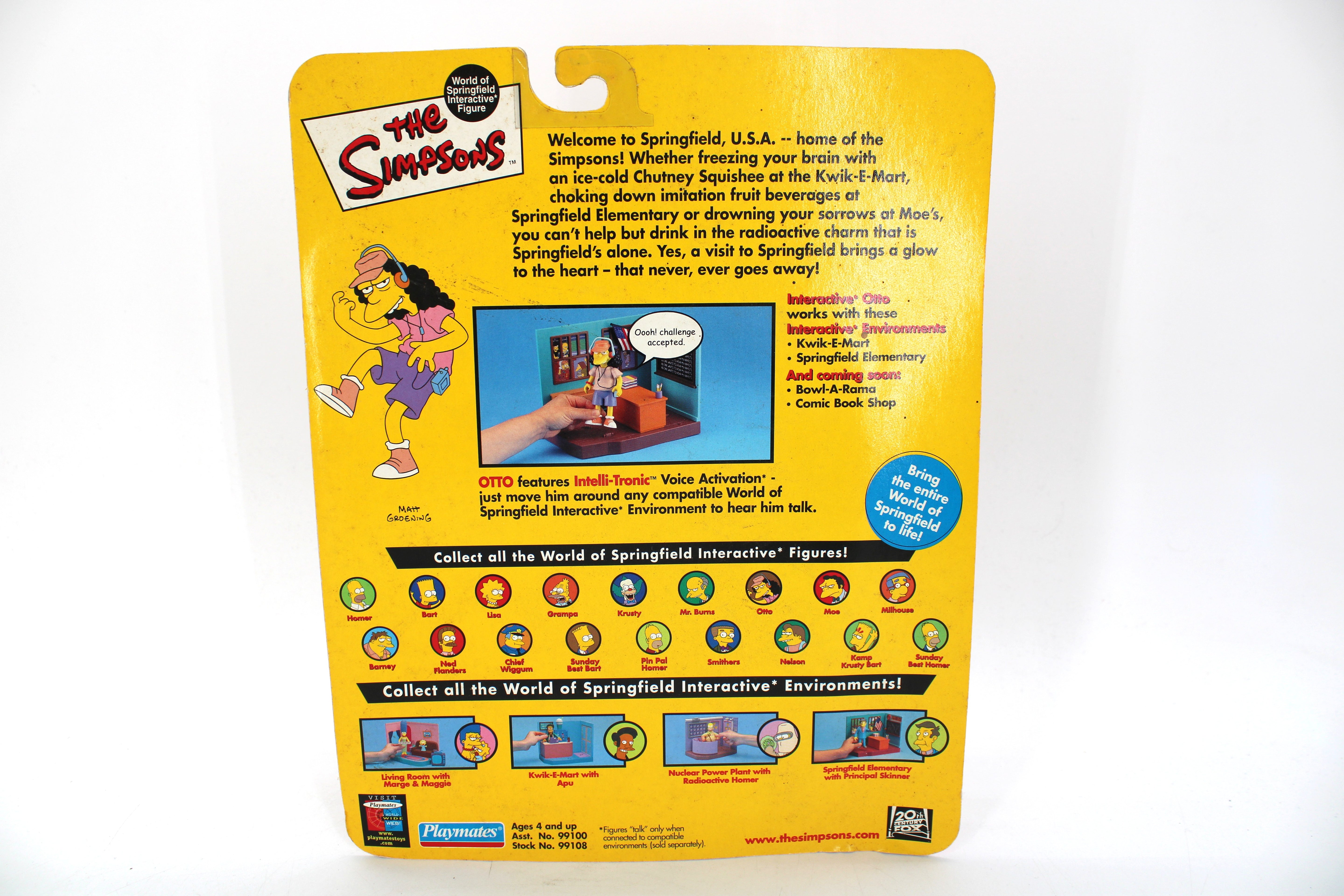 The Simpsons Otto Action Figure (2000 Playmates Toys) - view 2
