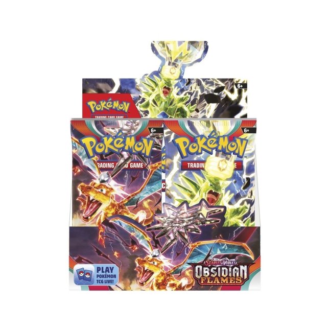 Obsidian Flames Booster Box Image Front