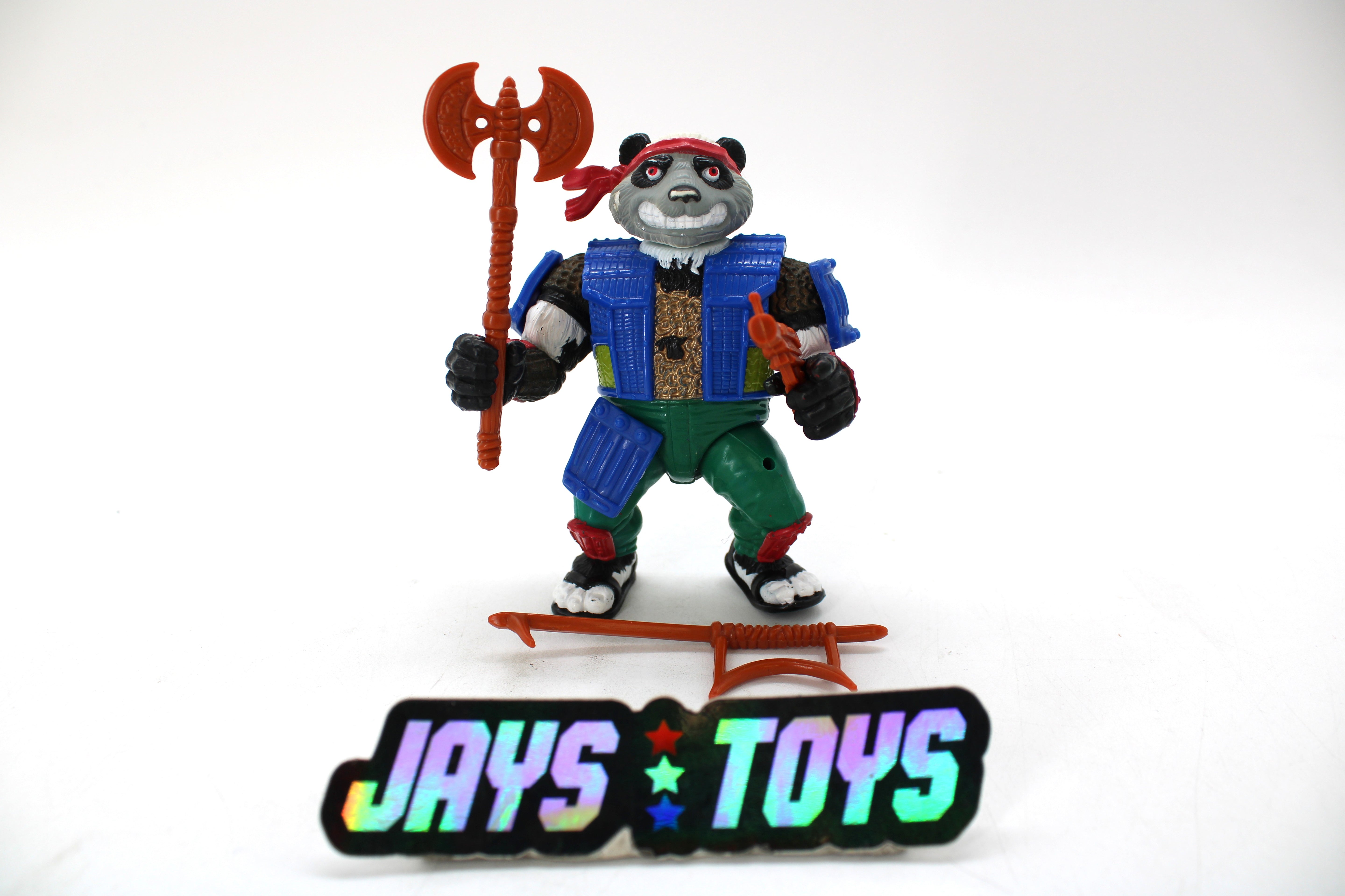 TMNT Panda Khan Action Figure (1990 Playmates Toys) product image