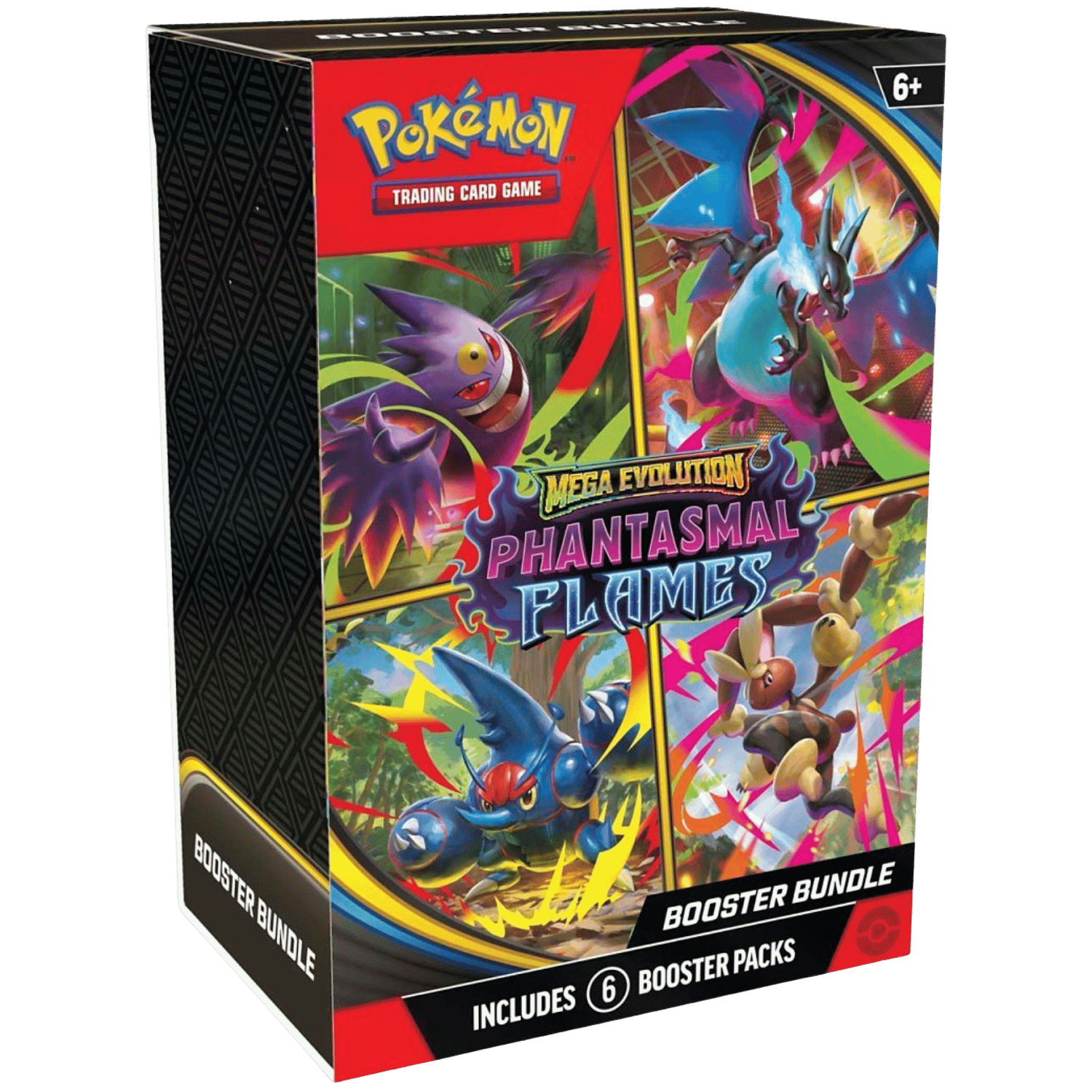 Pokemon TCG: ME02 Phantasmal Flames Booster Bundle (6 Booster Packs)