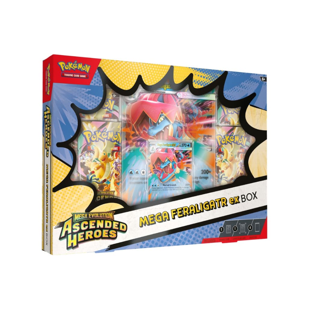 Pokemon Ascended Heroes Mega ex Boxes - Mega Feraligatr Ex product image