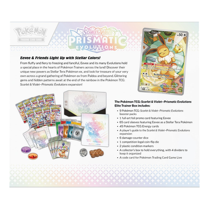 Pokemon TCG: Scarlet & Violet - Prismatic Evolutions Elite Trainer Box (ETB)