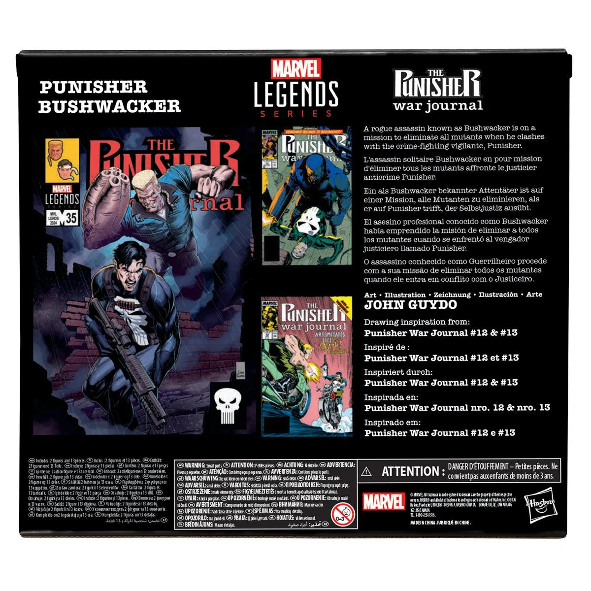 Serie originale Marvel Legends Punisher e Bushwacker The Serie originale Marvel Legends Punisher e Bushwacker The