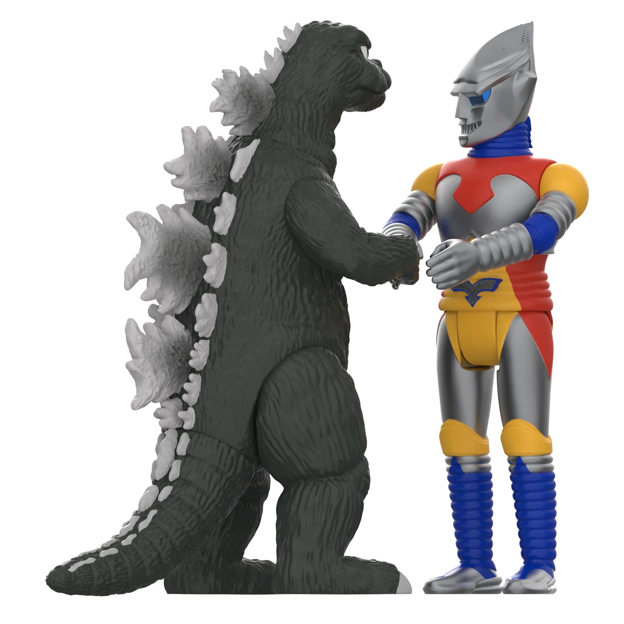 Super 7 - Godzilla & Jet Jaguar Shaking Hands (2 Pack)