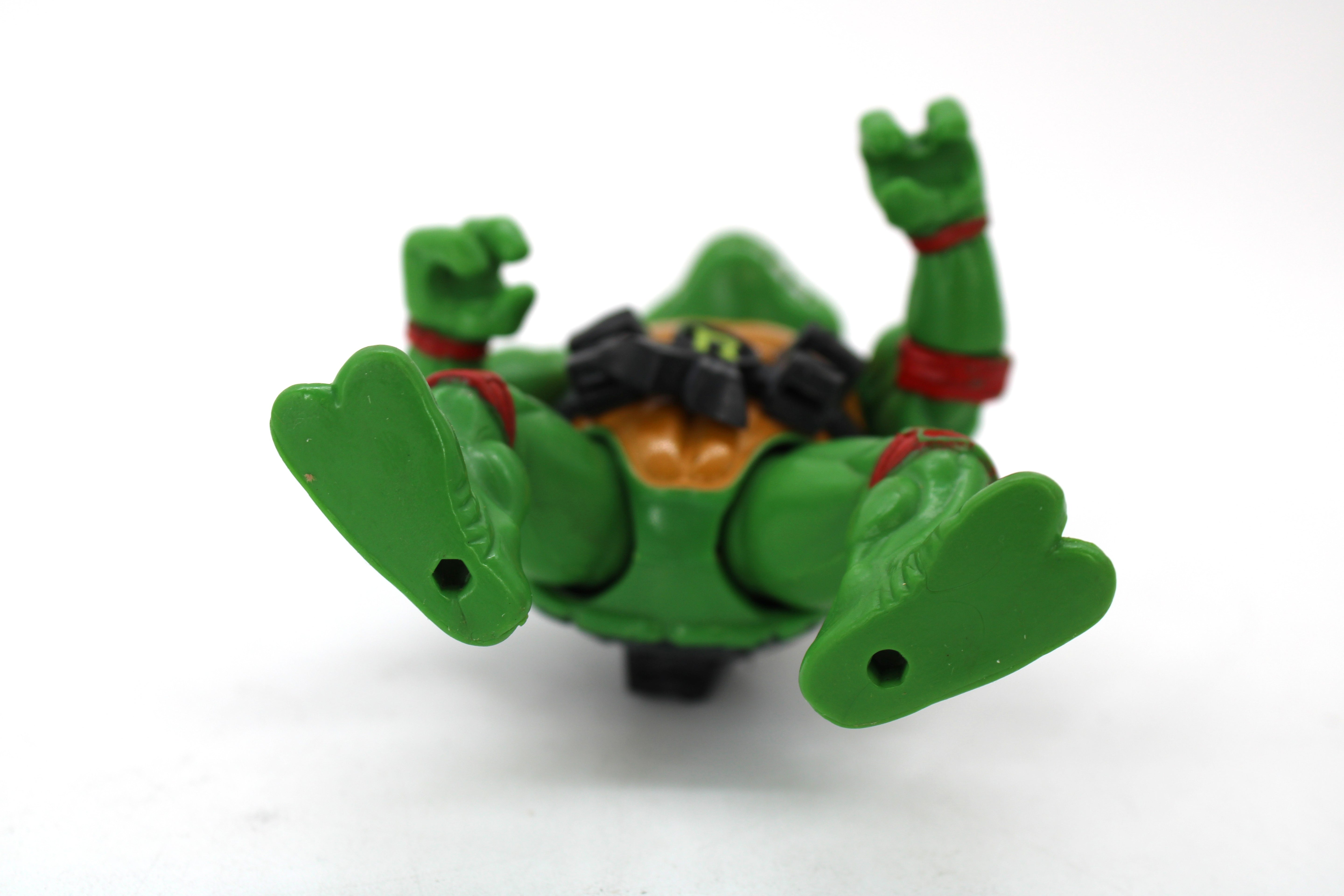 TMNT Raphael Hard Head Action Figure (1988 Playmates Toys) - view 4