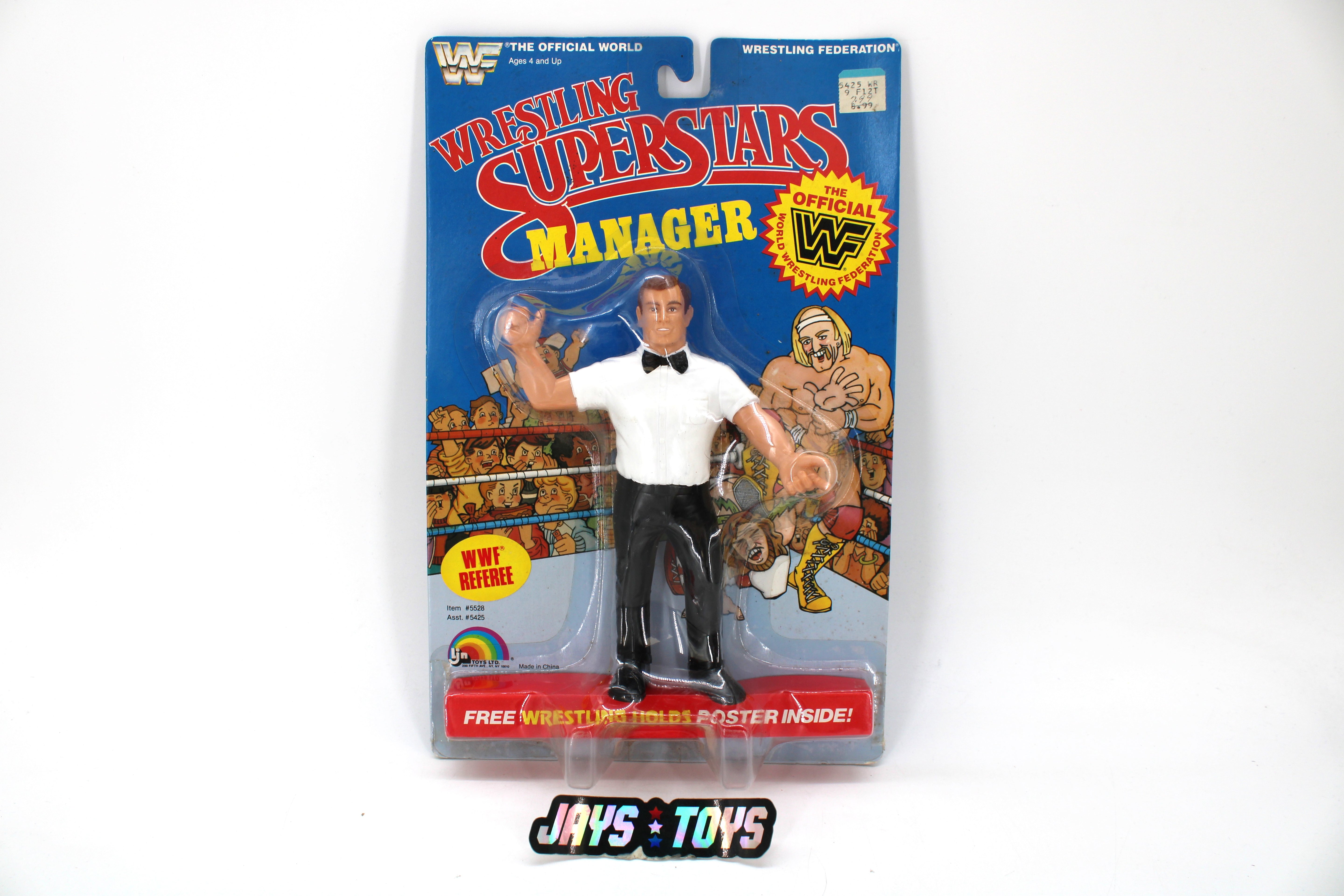 WWF Wrestling Superstars Referee Action Figure (1987) product image