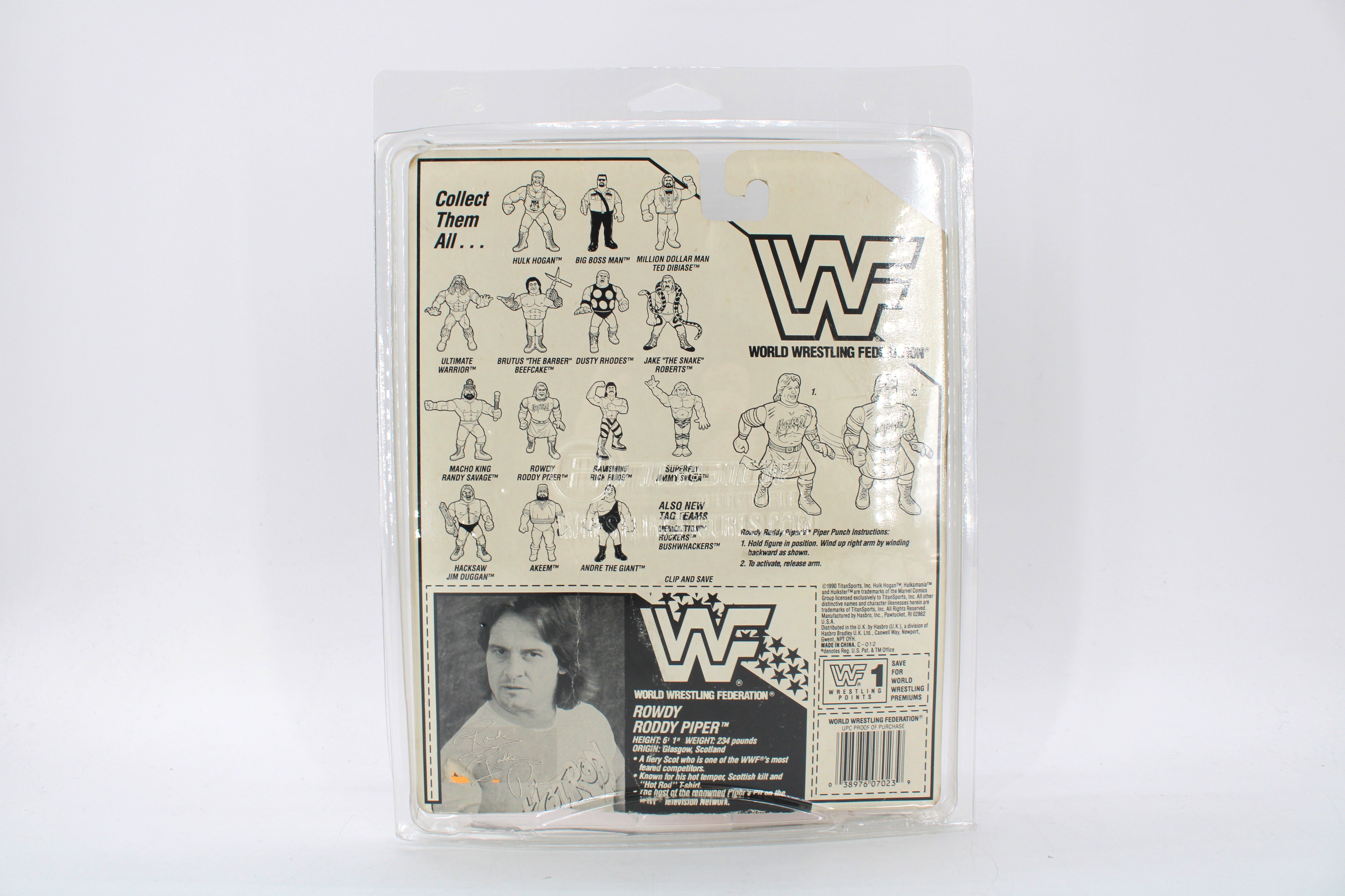 WWF Rowdy Roddy Piper Action Figure (1990) - view 7