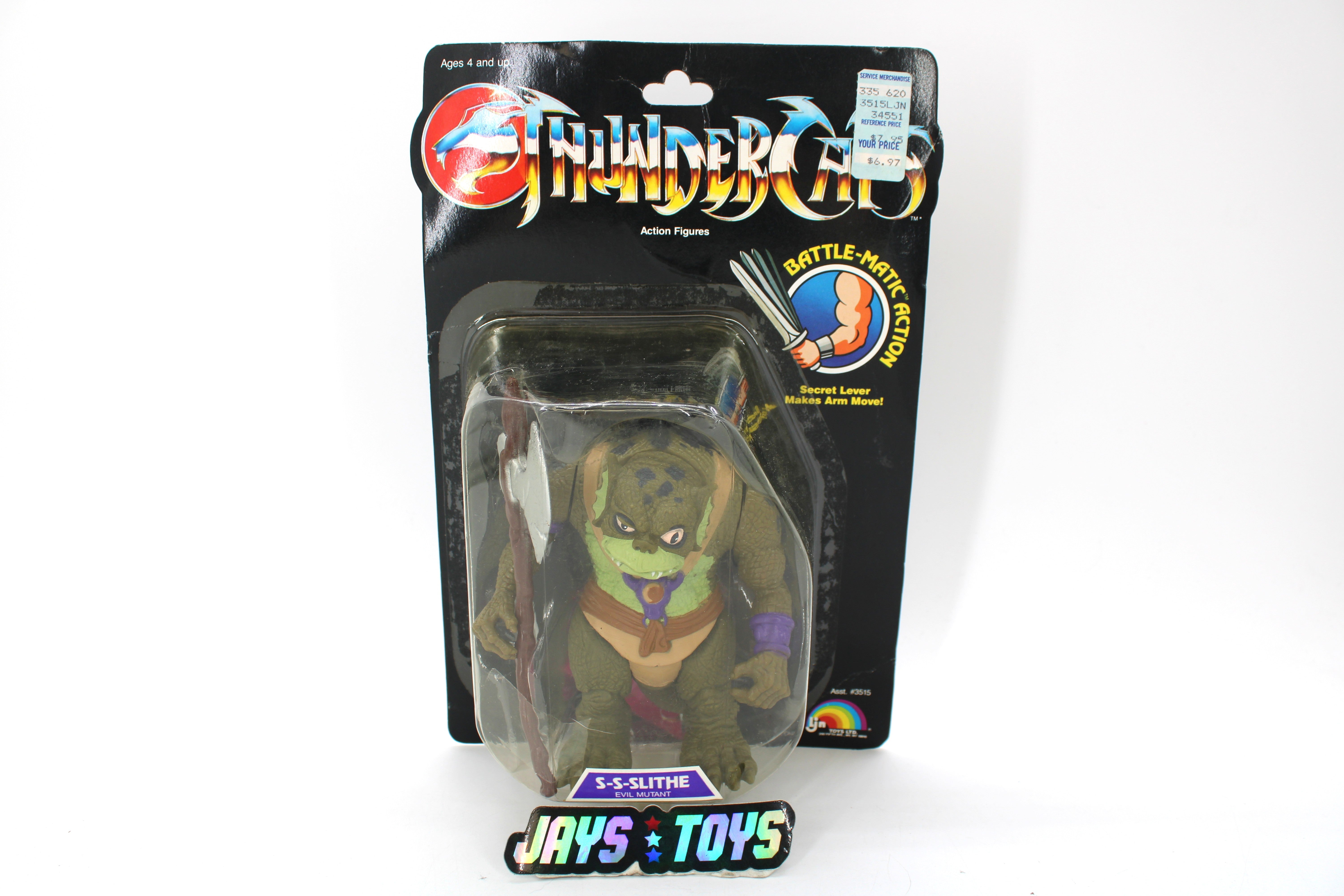 ThunderCats S-S-Slithe Action Figure (1985 LJN) product image