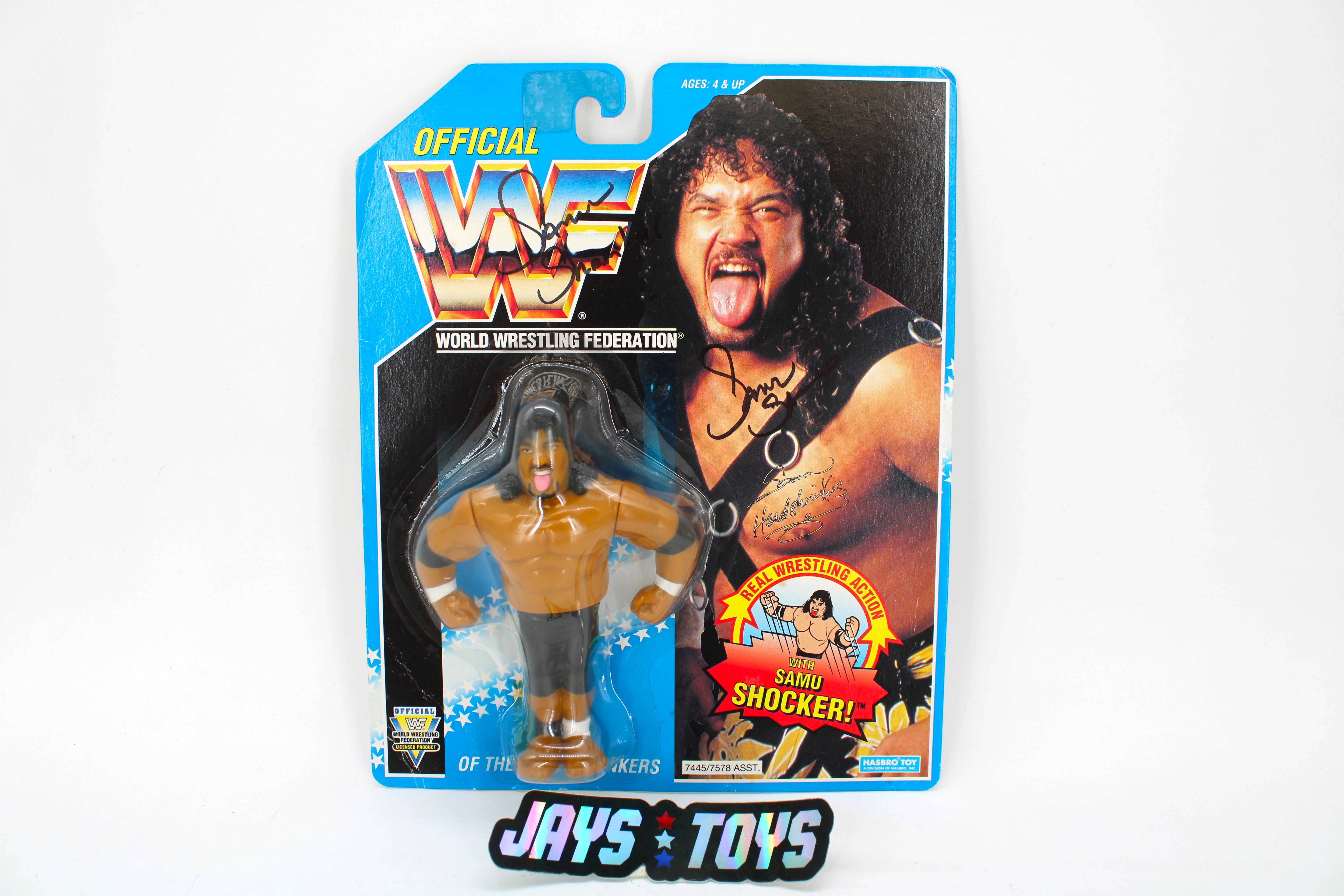 WWF Samu Action Figure (1993) – Signed product image