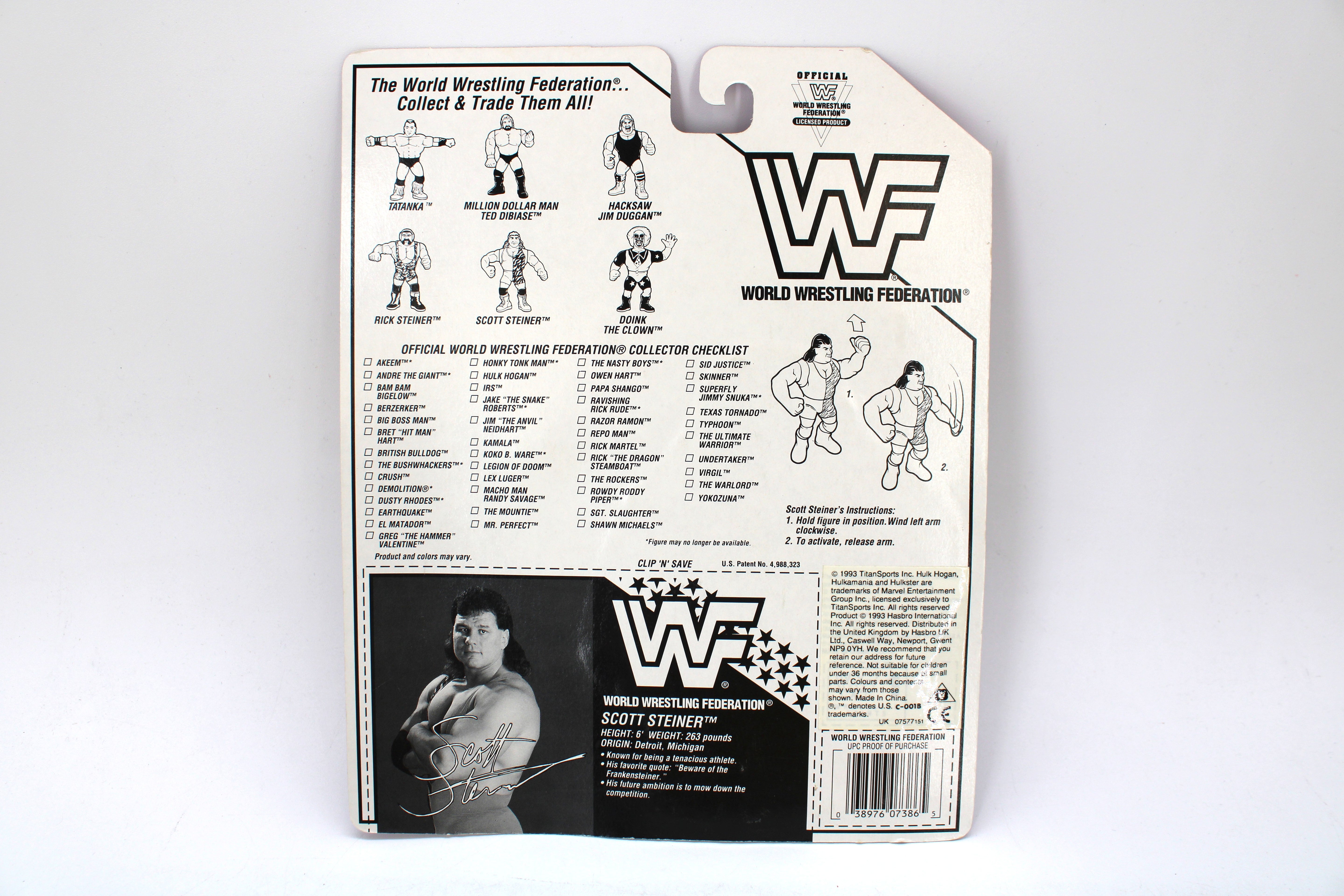 WWF Scott Steiner Action Figure (1993) - view 2