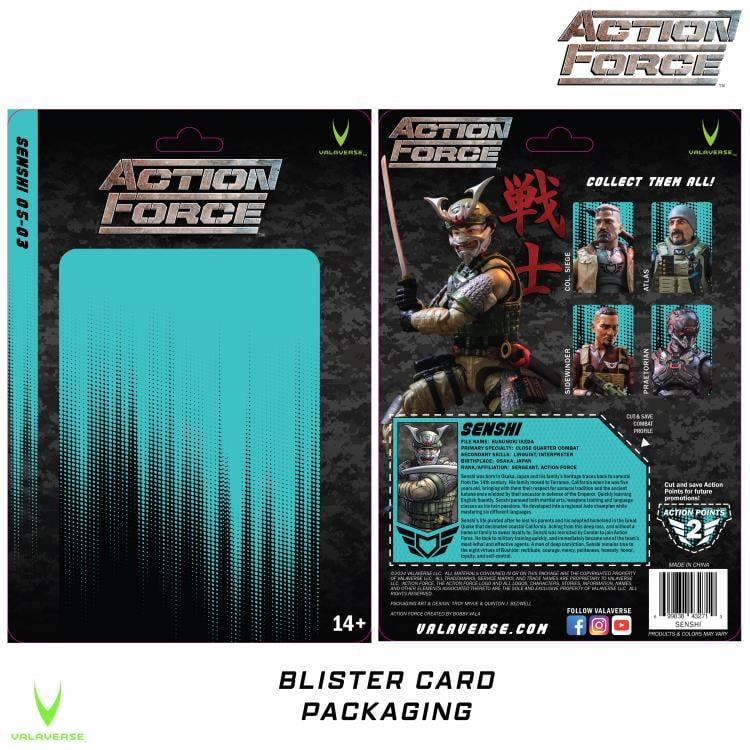 Senshi - Action Force (Series 5) 1/12 Scale Action Figure