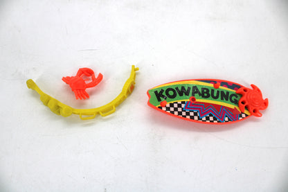 TMNT Sewer Surfin' Mike Action Figure (1990 Playmates Toys) - view 6