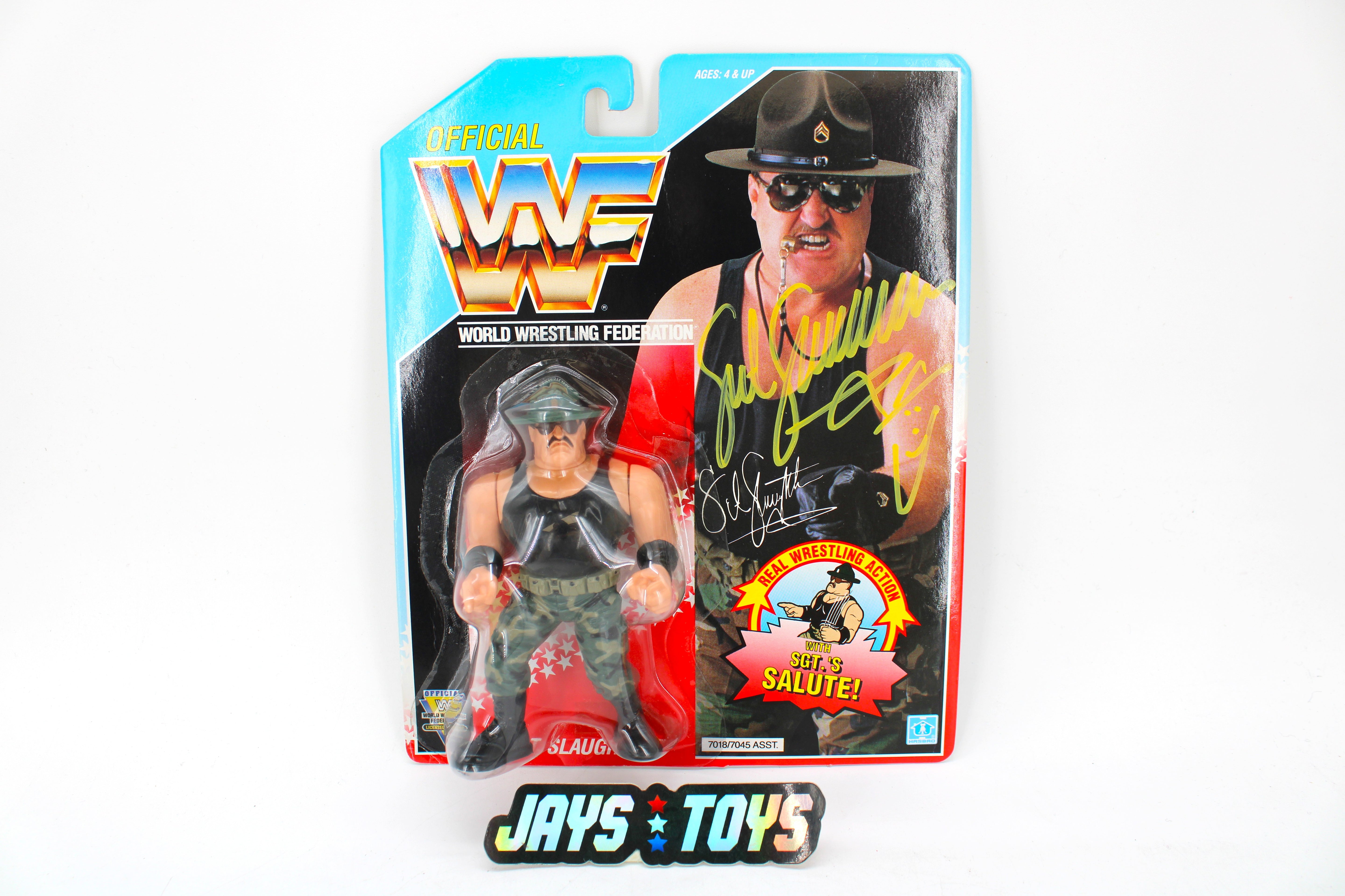 WWF Sgt. Slaughter Autographed Action Figure (1991) product image