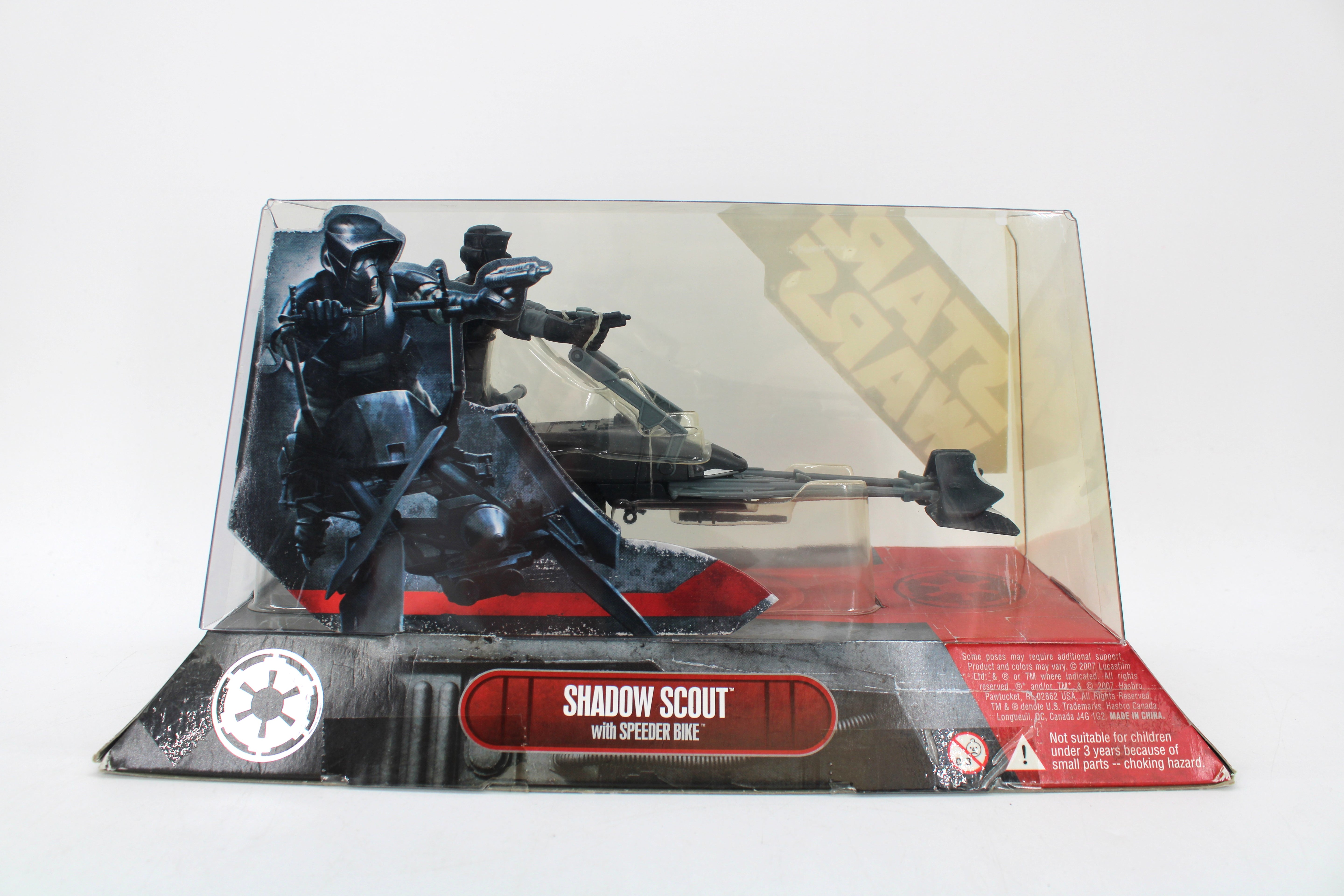 Star Wars Shadow Scout Trooper with Speeder Bike Action Figure (2007) - view 2