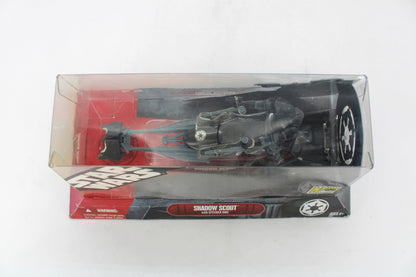 Star Wars Shadow Scout Trooper with Speeder Bike Action Figure (2007) - view 3