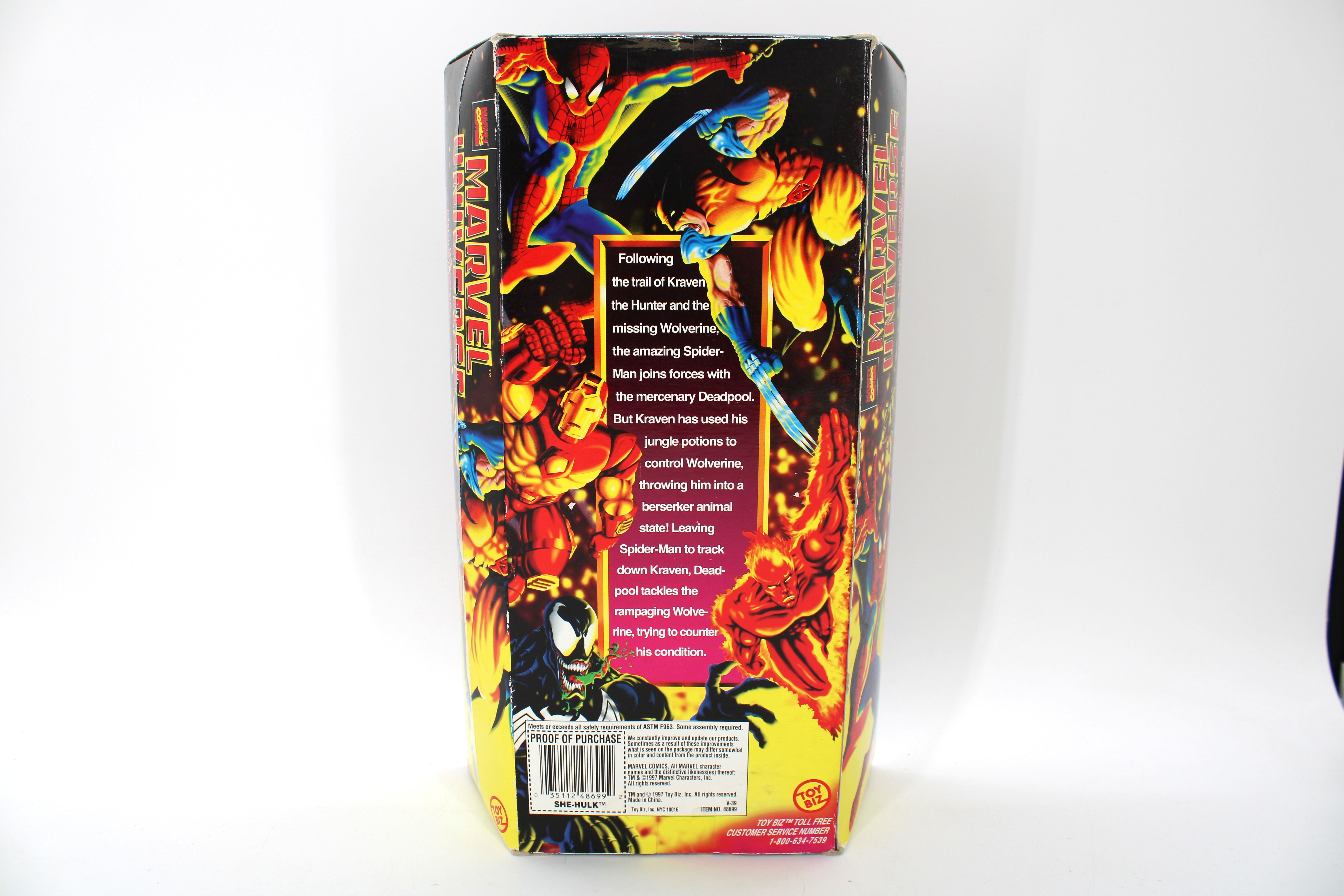 Marvel Universe She-Hulk Action Figure (1997) - view 2