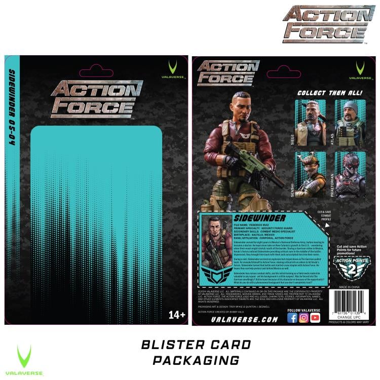 Sidewinder - Action Force (Series 5) 1/12 Scale Action Figure