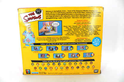 The Simpsons Kitchen with Muumuu Homer Figure Set (2001 Playmates Toys) - view 2