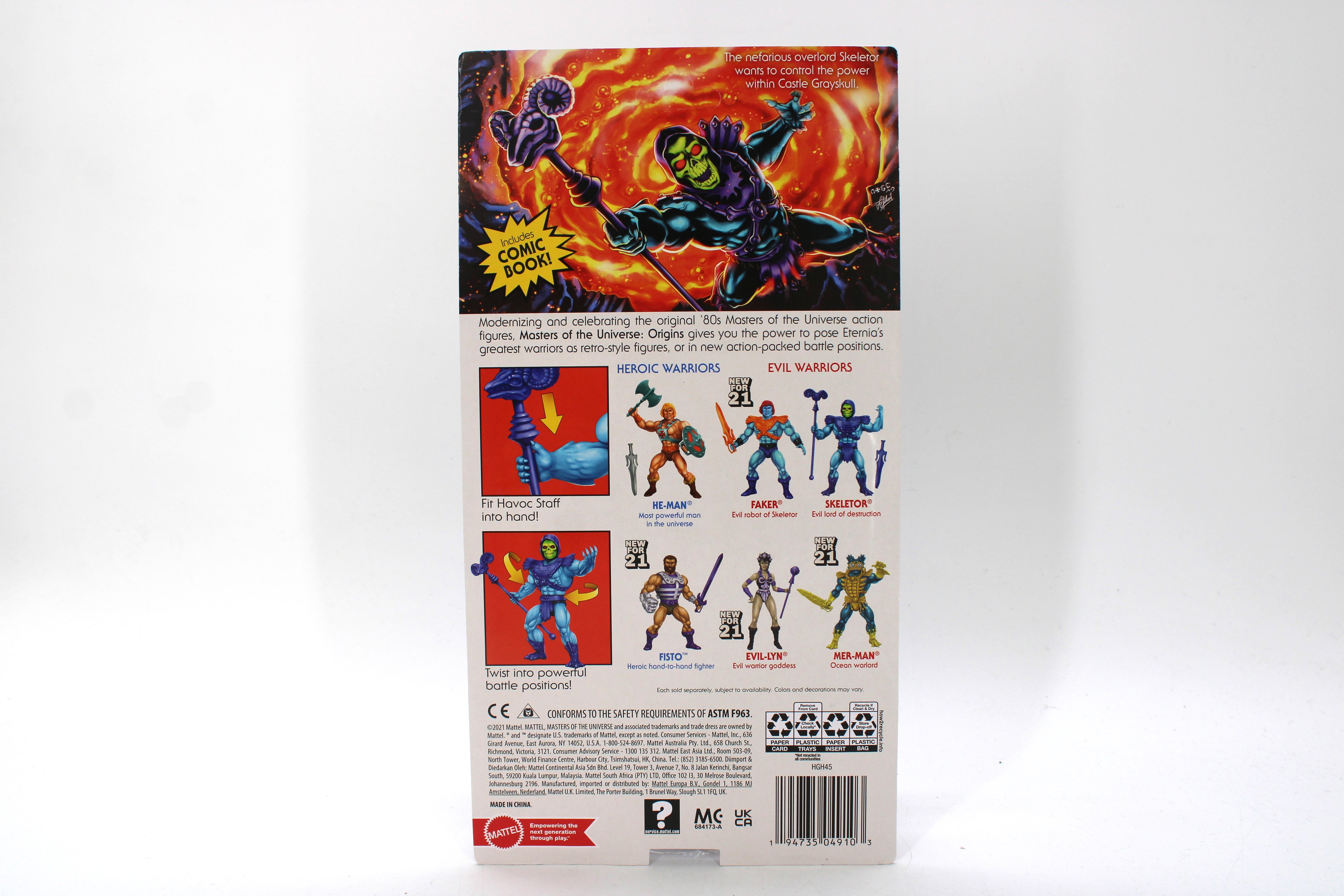 Masters of the Universe Origins Skeletor Action Figure (2021) - view 2