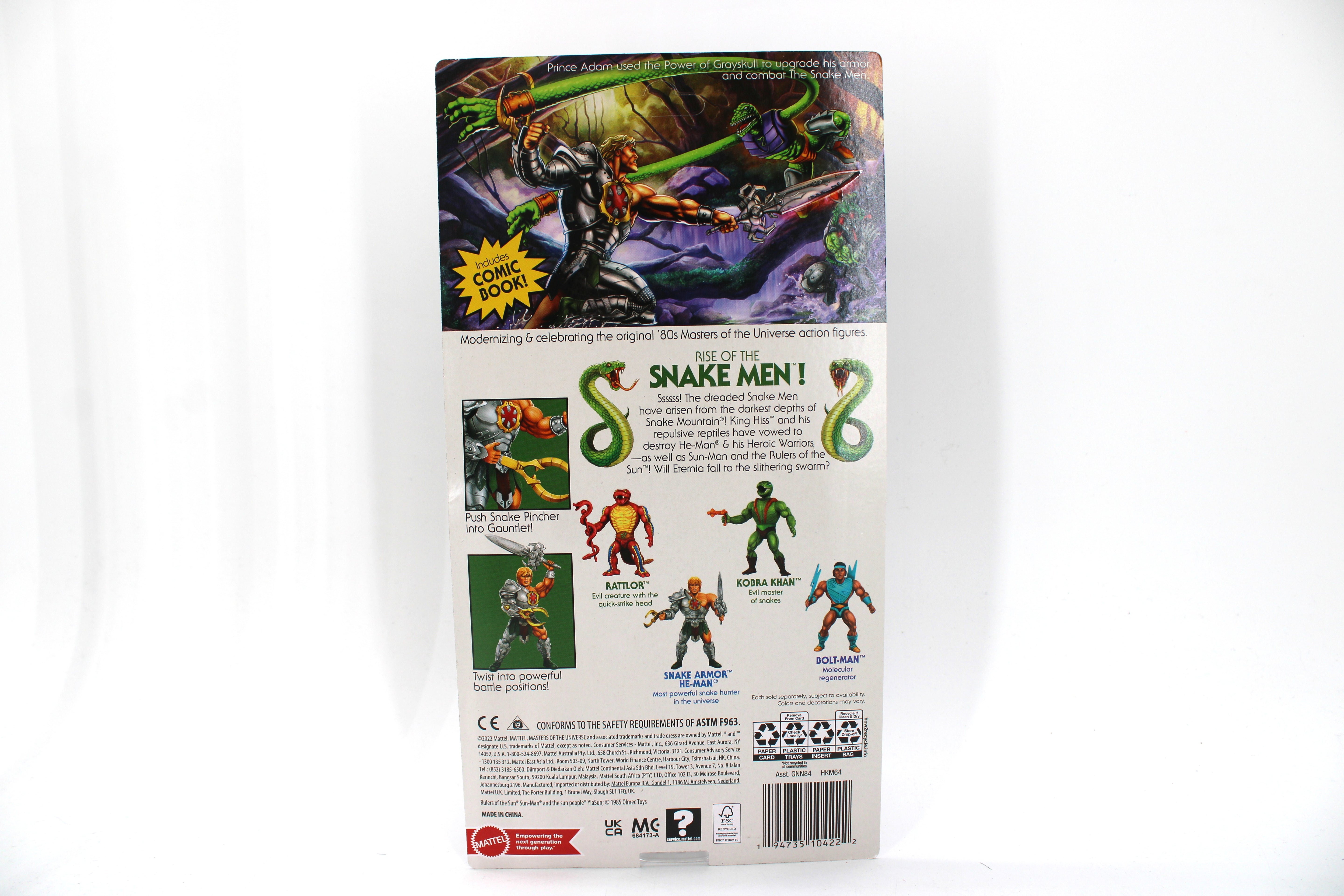 Masters of the Universe Origins Snake Armor He-Man Action Figure (2022) - view 2