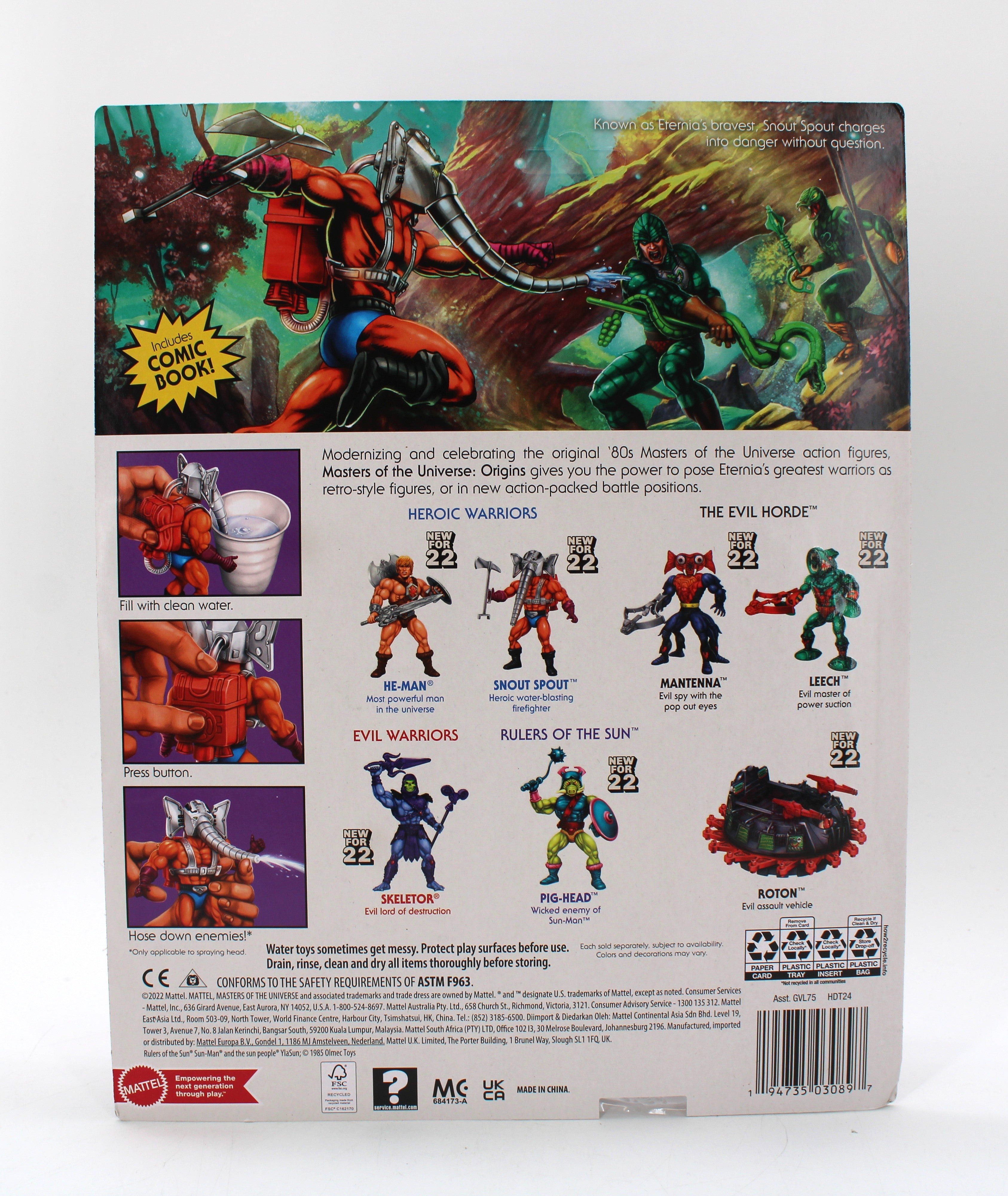 Masters of the Universe Origins Snout Spout Action Figure (2022) - view 2