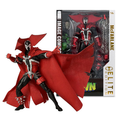 McFarlane Elite Edition Spawn deluxe 7-inch action figure articulation and sculpt detail view