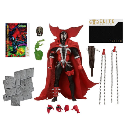 McFarlane Elite Edition Spawn 7-inch deluxe figure articulation and detail view