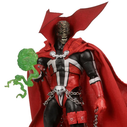 McFarlane Elite Edition Spawn 7-inch deluxe figure articulation and costume detail view