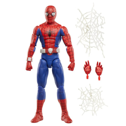 Spider-Man '77 Marvel Legends 6-inch action figure alternate angle with accessories