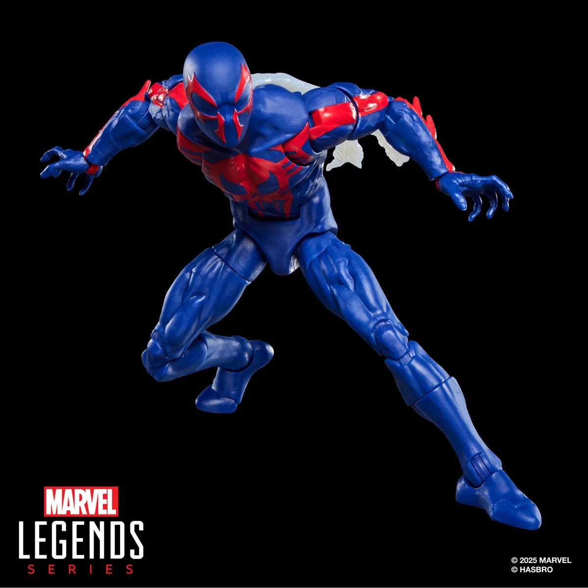 Marvel Legends Spider-Man 2099 6-inch action figure close-up detail view