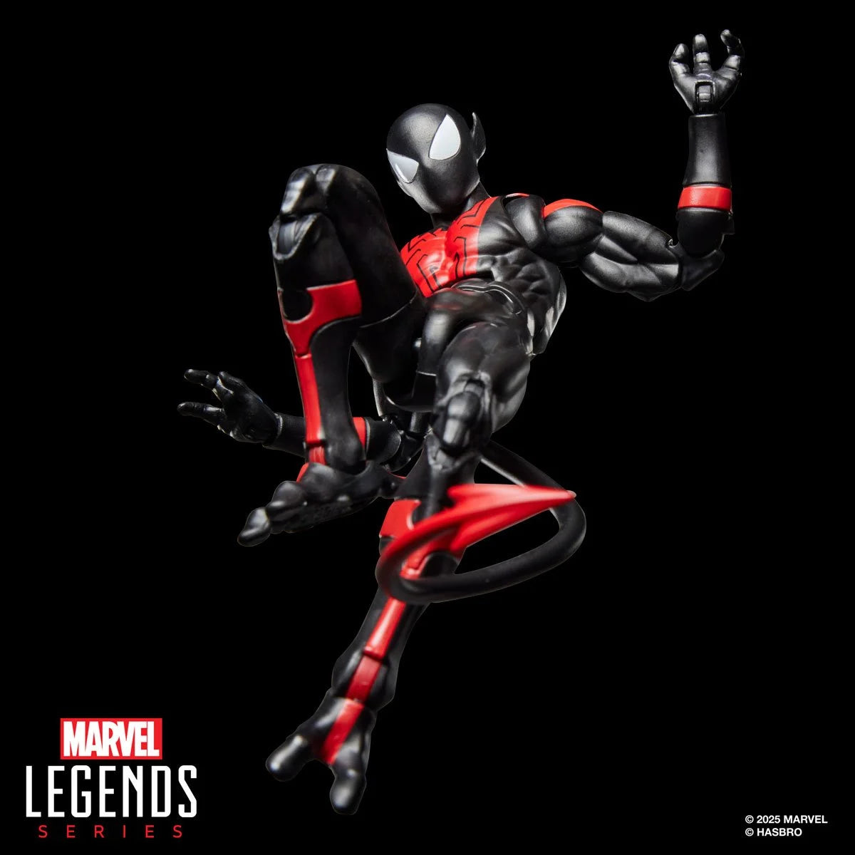 Marvel Legends Retro Spider-Man Nightcrawler 6-inch action figure back of packaging view
