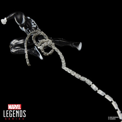 Spider-Venom Marvel Legends 6-inch action figure detail view showing symbiote design