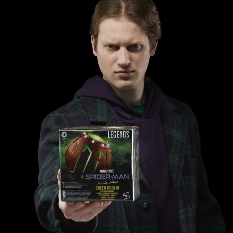 Spider-Man: No Way Home Marvel Legends Green Goblin Electronic Pumpkin