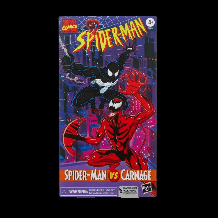 Marvel Legends: Spider-Man vs Carnage VHS Exclusive Two-Pack