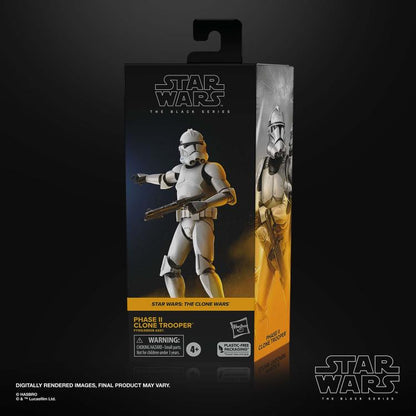 Phase II Clone Trooper (The Clone Wars) Star Wars: The Black Series 6" Action Figure