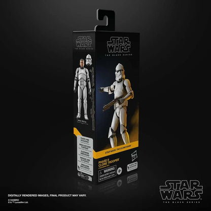 Phase II Clone Trooper (The Clone Wars) Star Wars: The Black Series 6" Action Figure