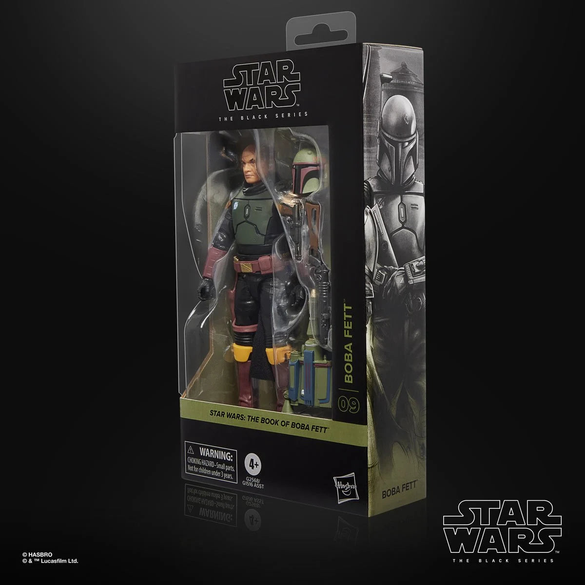 Star Wars Black Series Boba Fett 6-inch figure articulation and detail view