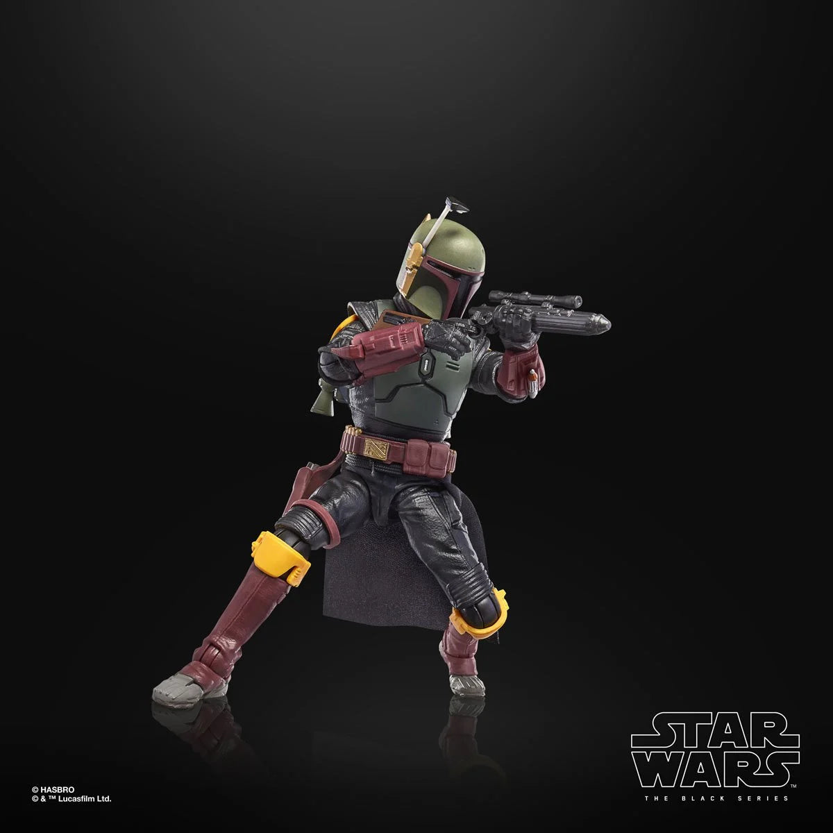 Boba Fett Black Series 6-inch figure articulation and pose detail view