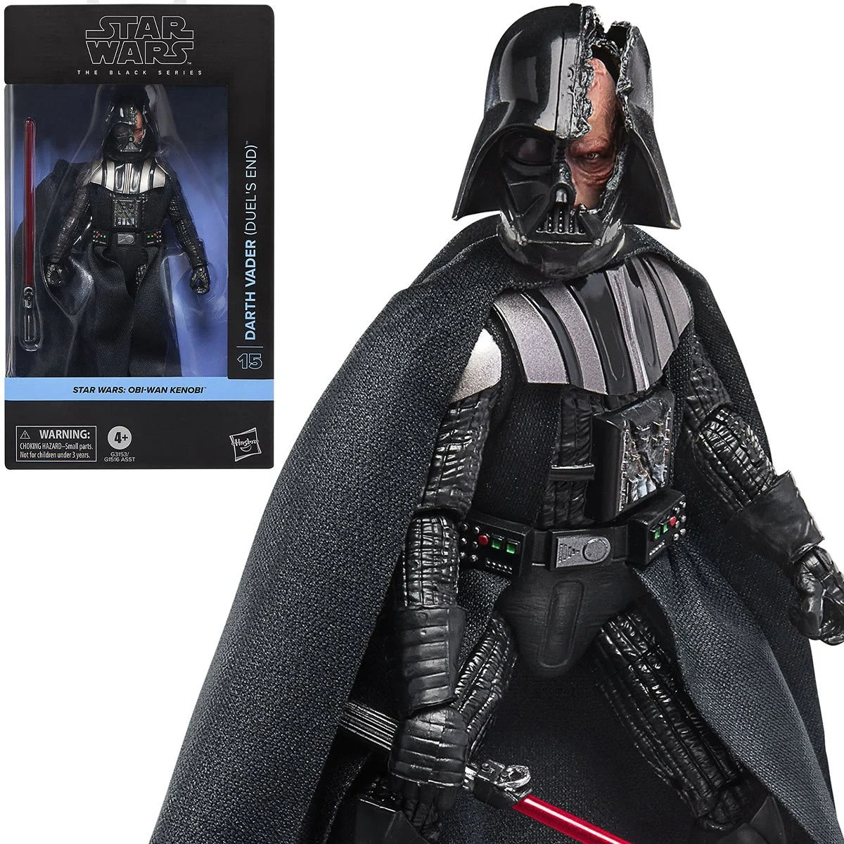 Star Wars Black Series Darth Vader Duel's End figure accessories and alternate parts detail