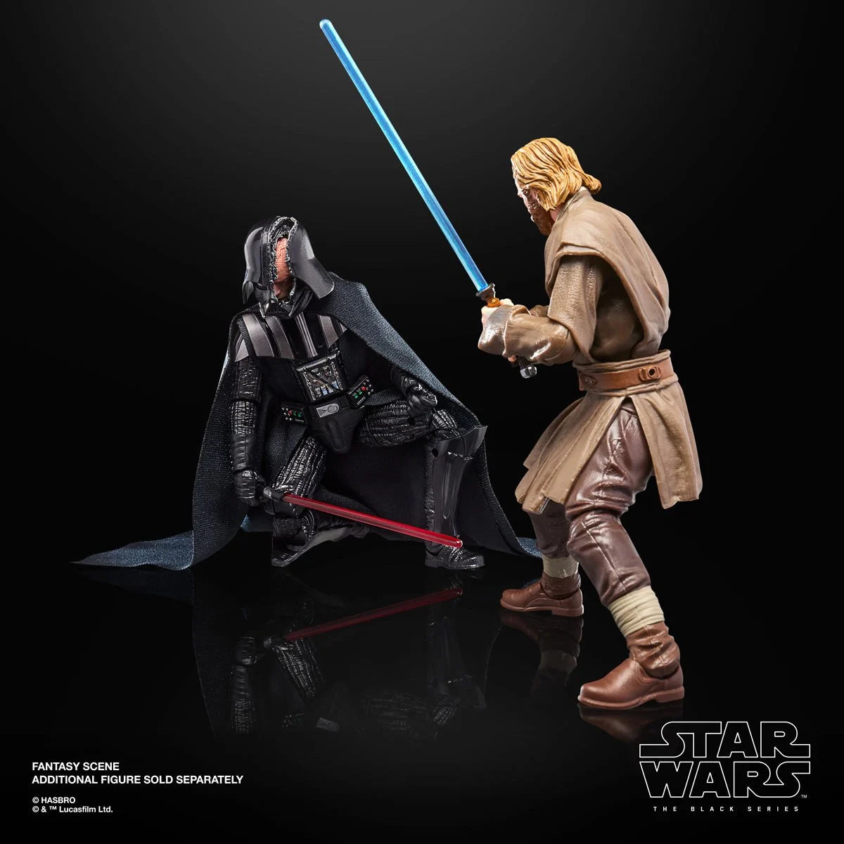 Star Wars Black Series Darth Vader Duel's End figure articulation detail close-up view