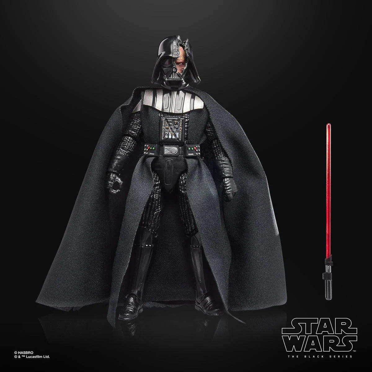 Star Wars Black Series Darth Vader Duel's End figure close-up detail view