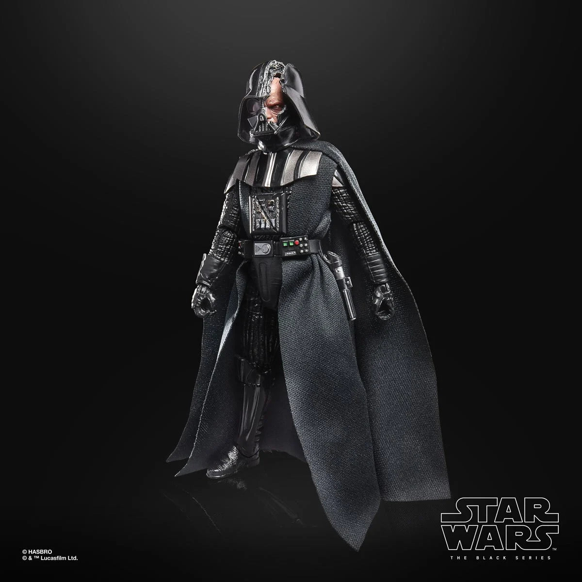 Darth Vader Duel's End Black Series figure articulation and costume detail view