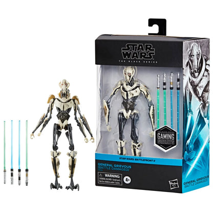 Star Wars: The Black Series Gaming Greats General Grievous (Battle Damaged) (Battlefront II) Action Figure - view 9