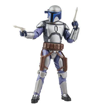 Star Wars Black Series Jango Fett 6-inch figure detail view showing armor and weapons