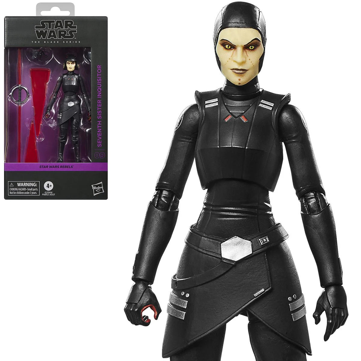 Star Wars: The Black Series Seventh Sister Inquisitor (Rebels) Action Figure - view 4