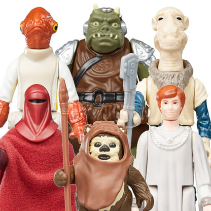 Star Wars The Retro Collection Return of the Jedi 3 3/4-Inch Action Figures Set of 6 (Exclusive)
