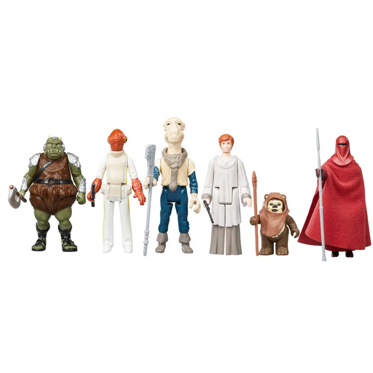 Star Wars The Retro Collection Return of the Jedi 3 3/4-Inch Action Figures Set of 6 (Exclusive)