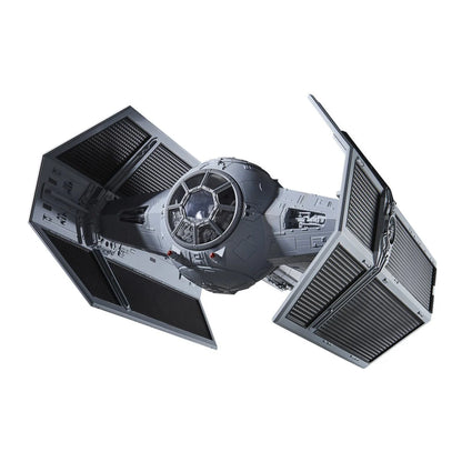 Darth Vader's TIE Advanced Vintage Collection starfighter detail view with 3.75-inch Vader figure