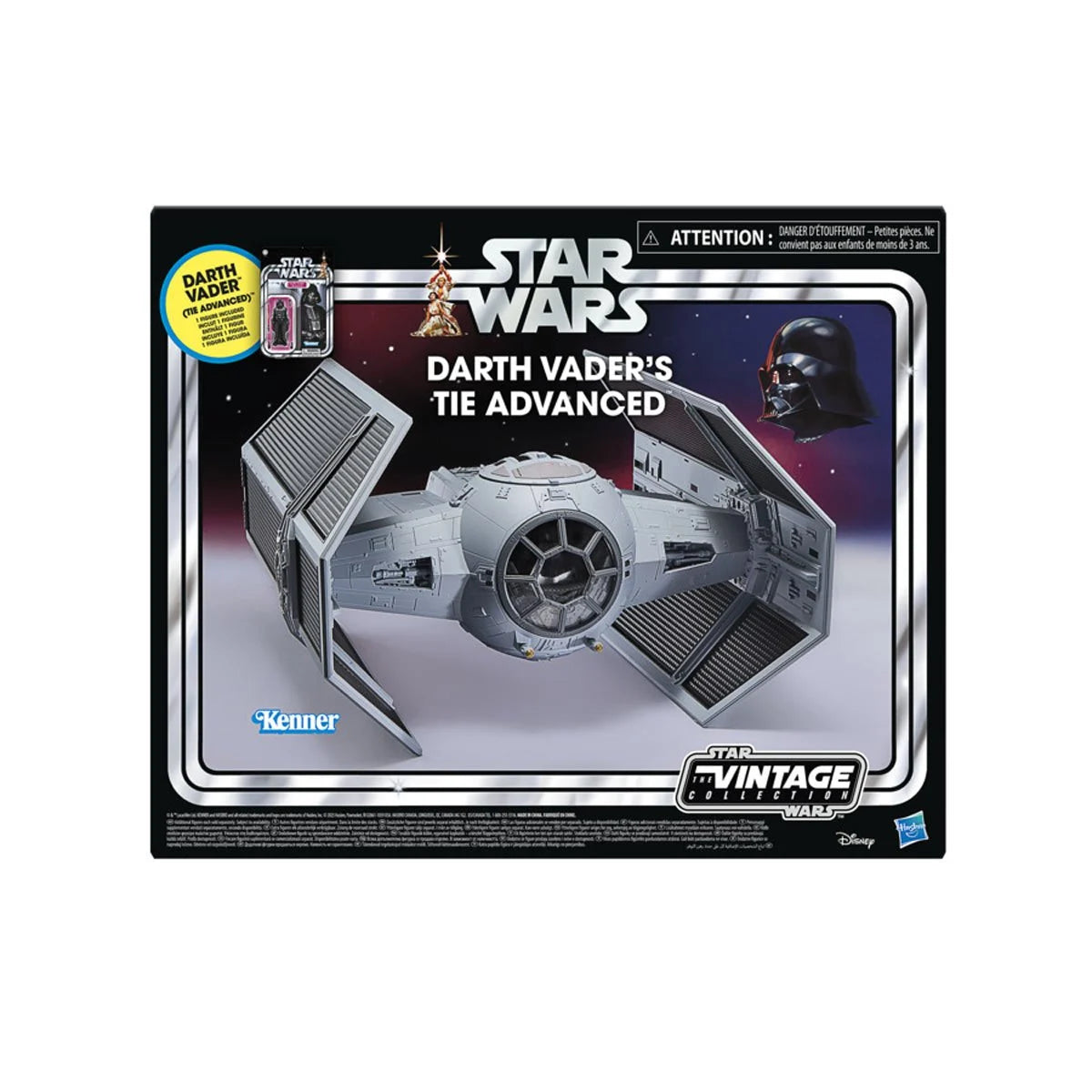 Darth Vader's TIE Advanced vehicle with 3.75-inch Vintage Collection figure, detail view 17 of 18
